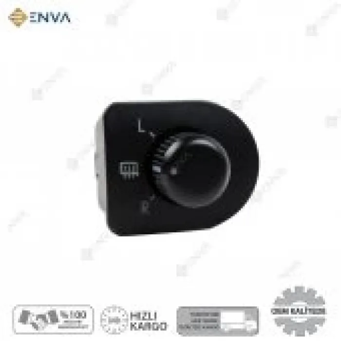 Volkswagen Golf 4 Katlanmaz Dikiz Ayna Ayar Düğmesi 1997-2004