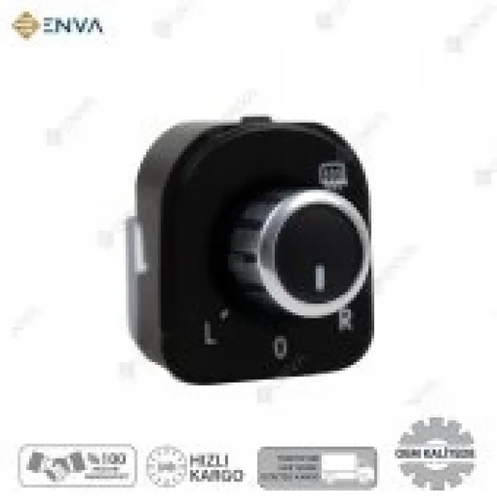 Volkswagen Golf 5 - 6 Dikiz Ayna Ayar Düğmesi Anahtarı 2005-2013