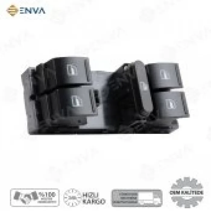 Volkswagen Jetta Sol Ön Dörtlü Cam Açma Düğmesi Anahtarı 2006-201