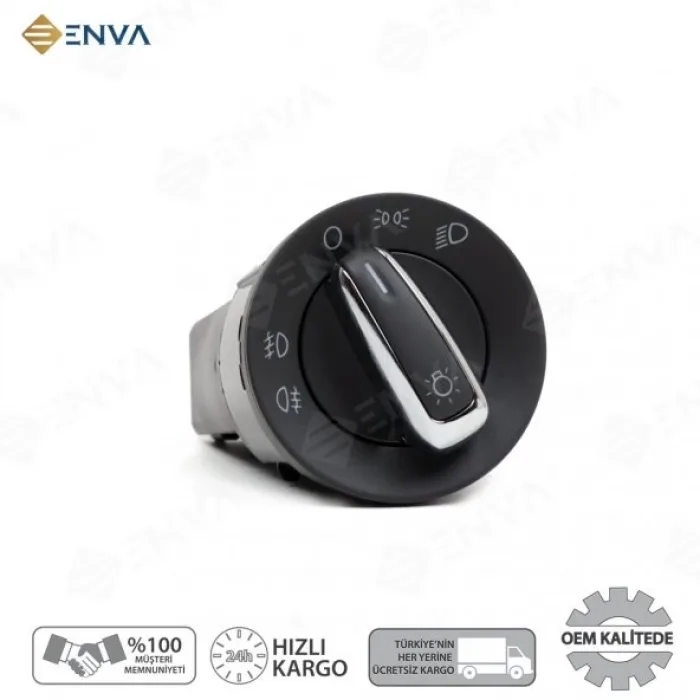 Volkswagen Passat / Skoda Superb Far Anahtarı Düğmesi