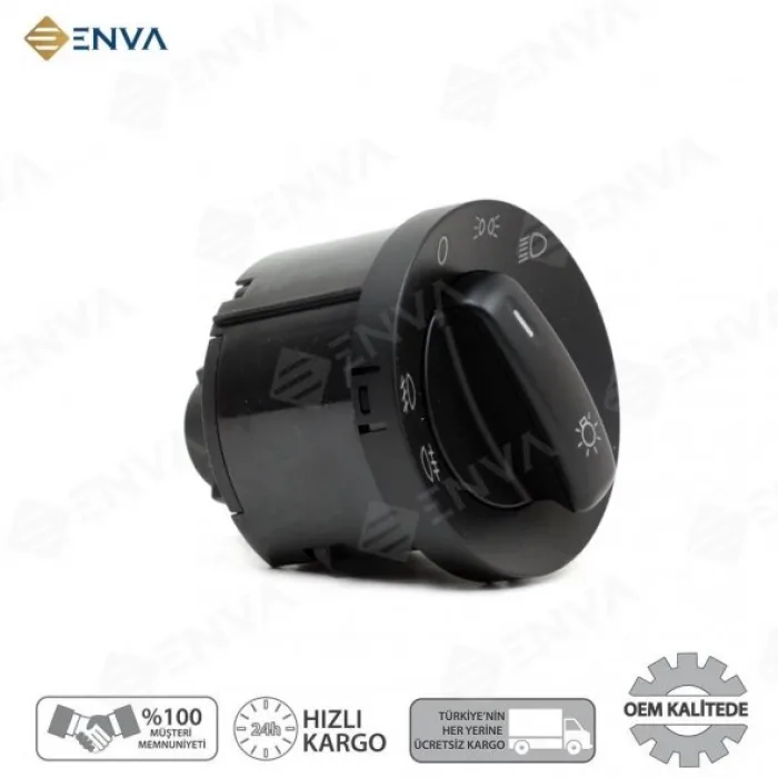 Volkswagen Scirocco Far Açma Anahtarı Düğmesi 2009-2016 sisli