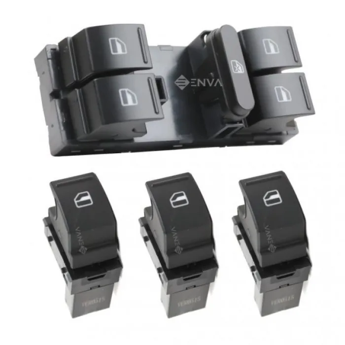 Volkswagen Tiguan Cam Açma Düğmesi Anahtarı Takımı 2008-2015