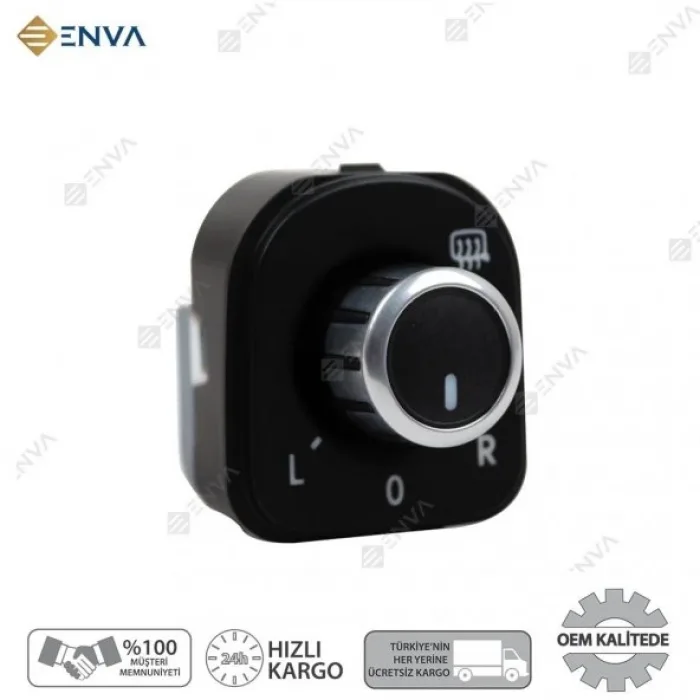 Volkswagen Tiguan Dikiz Ayna Ayar Düğmesi Anahtarı 2008-2015 kat