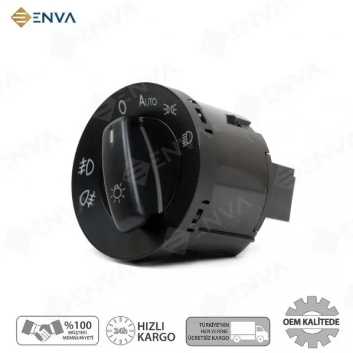 Volkswagen Tiguan Far Açma Anahtarı Düğmesi 2008-2015 autolu