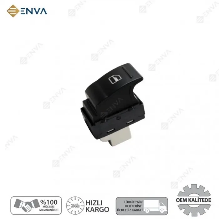 Volkswagen Transporter Cam Açma Anahtarı Düğmesi Sağ 2003--2016