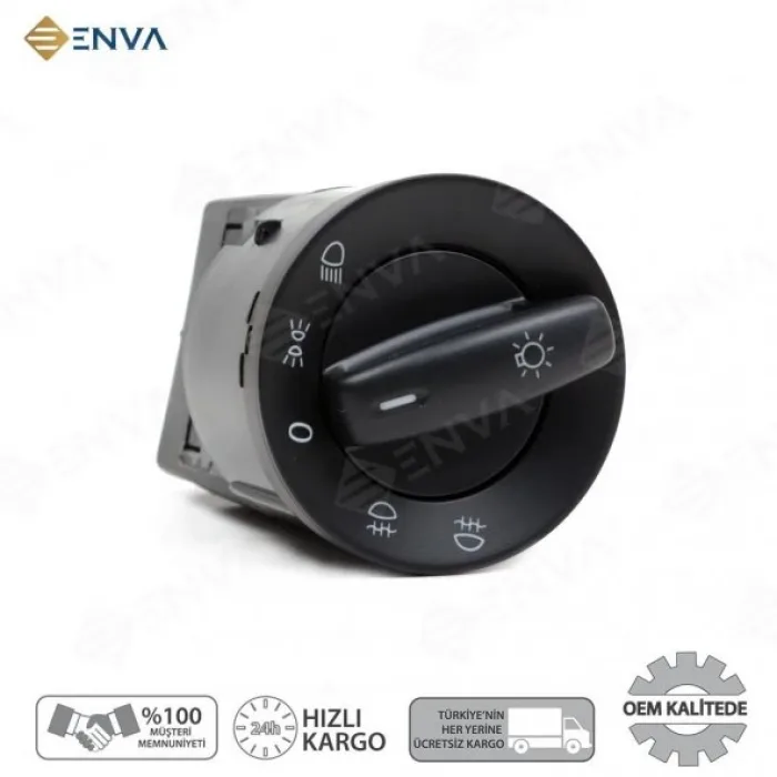 Volskwagen Transporter T6 Far Anahtarı Düğmesi 2011-2016 Sisli