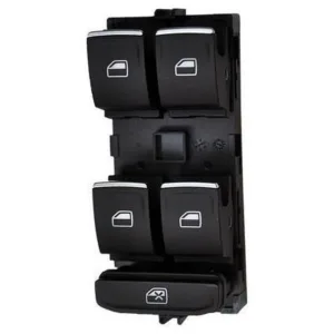 Seat Leon Cam Açma Düğmesi Kromlu 2014--2019 Kırmızı Isıklı