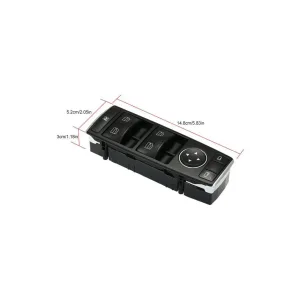 Mercedes W204 Kasa C180 - C200 Cam Açma Düğmesi (katlanmaz) 2008-2013