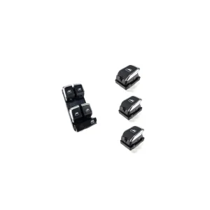 Audi A5 Cam Açma Düğmesi Anahtarı Kromlu Takım 2008-2012