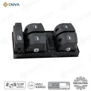 Audi A3 Sol Ön Dörtlü Cam Açma Düğmesi Anahtarı 2004-2011
