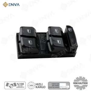 Audi Q5 Sol Ön Dörtlü Cam Açma Düğmesi Anahtarı 2008-2012
