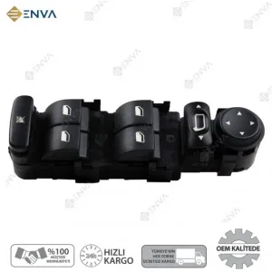 Citroen C4 Sol Ön Dörtlü Cam Açma Düğmesi Anahtarı 2004-2010