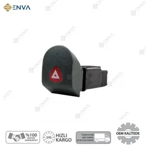 Dacia Solenza Dörtlü Sinyal Flaşör Düğmesi Anahtarı 2003-2005