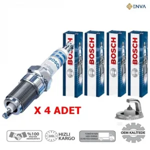 Opel Adam 1.2 - 1.4 Motor Benzin - Lpg Bosch  İridyum Buji 2013-20