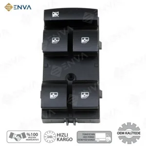 Opel Meriva B Kasa Dörtlü Cam Açma Düğmesi Anahtarı 2009-2012