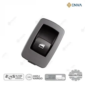 Otobalcı Bmw E83 Kasa Cam Açma Düğmesi Anahtarı Arka Kapı (Siyah)