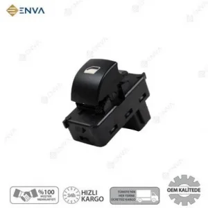 Peugeot 207 Cc Sağ Ön Kapi Cam Açma Düğmesi Anahtari Tekli 206-20.