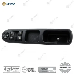 Peugeot 207 Cc Sol Ön İkili Cam Açma Anahtarı Düğmesi 2006-2012 T