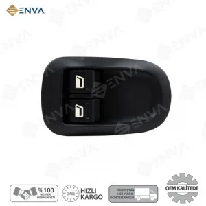 Peugeot 306 Sol Ön İkili Cam Açma Kapatma Düğmesi Anahtarı