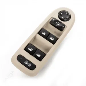 Peugeot 308 Sol Ön Dörtlü Cam Açma Düğmesi Anahtarı 2007-2013krem