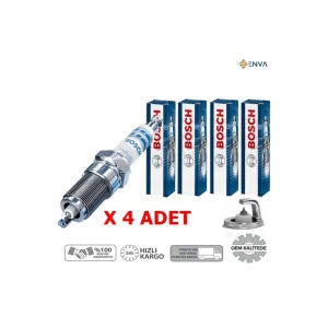 Renault Megane 1 1.6 Motor Benzin Lpg Bosch  İridyum Buji Takım