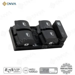 Seat Exeo Sol Ön Kapı Dörtlü Cam Açma Düğmesi Anahtarı 2008-2012