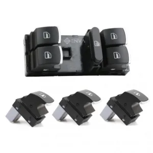 Seat Toledo Cam Açma Düğmesi Anahtarı Takım 2006-2011 Kromlu