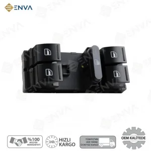 Skoda Fabia Cam Açma Düğmesi Anahtarı 2008-2014