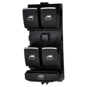 Skoda Kodiaq Cam Açma Düğmesi Anahtarı 2017--2020 Kromlu