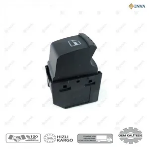 Skoda Octavia Sağ Ön Kapı Tekli Cam Açma Düğmesi 1999-2004