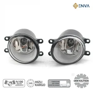 Toyota Uyumlu Auris Sag + Sol Ön Sis Fari Sis Lambasi Takimi 2007-2011 383648355