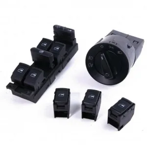 Volkswagen Bora Cam Açma Düğmesi Far Anahtarı Takım 1998-2005