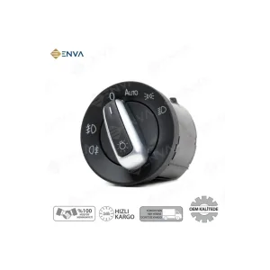 Volkswagen Eos Far Açma Anahtarı 2006-2010 autolu sisli krom