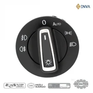 Volkswagen Golf 7 Far Açma Anahtarı Düğmesi 2014-2018 autolu ç