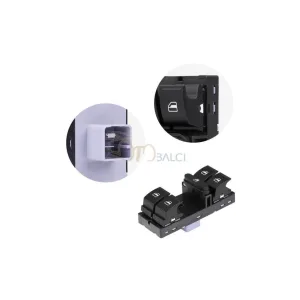 Volkswagen Touareg Cam Açma Düğmesi Anahtarı 2003--2005