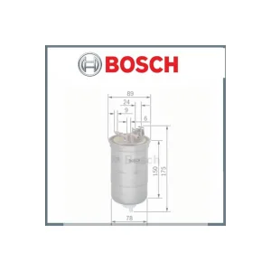 Volkswagen Vento Mazot Filtresi 1.9 Dizel 1991--1998 Bosch