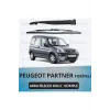 Peugeot Partner Arka Cam Silecek Kolu + Süpürgesi 1997-2008 (fiskiyeli)
