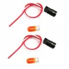 T10 Turuncu Ampul Ve Kablolu Duy 2 Adet 5W 12V Takım