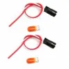 T10 Turuncu Ampul Ve Kablolu Duy 2 Adet 5W 12V Takım