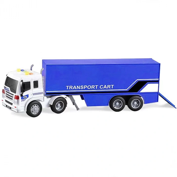 1:16 City Service Sesli ve Işıklı Konteynır Tır WY576