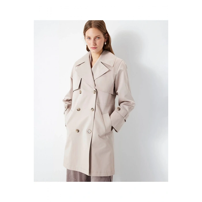 Ayarlanabilir bel trençkot