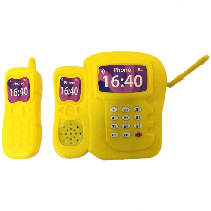 PoşeUSDi Işıklı Sesli Oyuncak Telefon