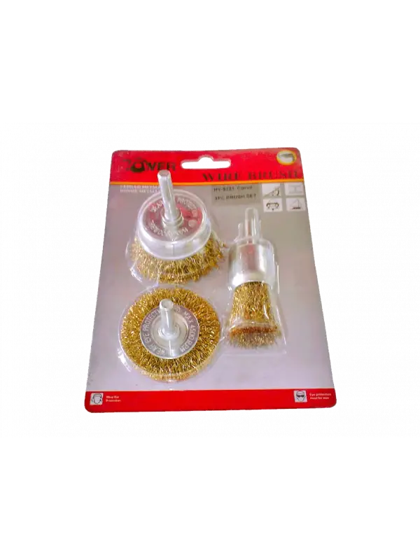 3 Parça Pimli Fırça Seti