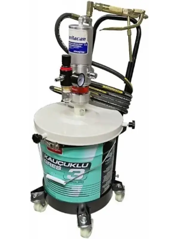 60:1 16kg Kova için Gres Pompası Seti