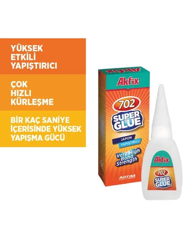 Akfix 702 Süper Japon Yapıştırıcı 25 gr