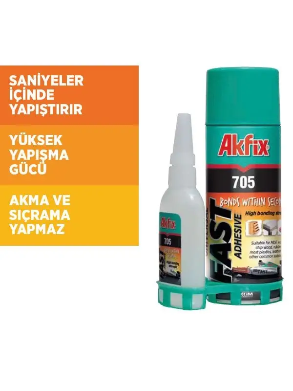 Akfix 705 Hızlı Yapıştırıcı 400 ml + 100 gr
