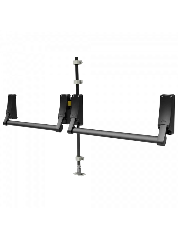 ÇİFT KANAT DİK KİLİTLEMELİ PANİK BAR (BARELSİZ) (SİYAH GÖVDE-SİYAH BAR)