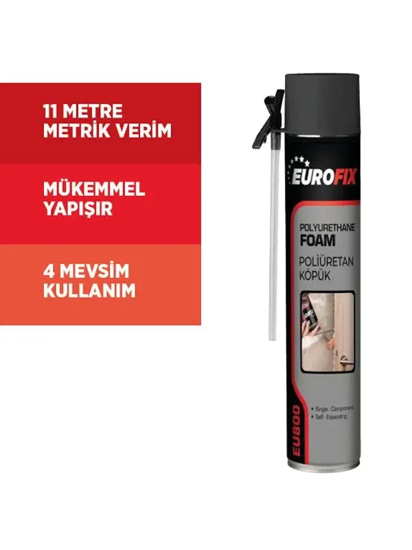 Eurofix Poliüretan Köpük Pipetli