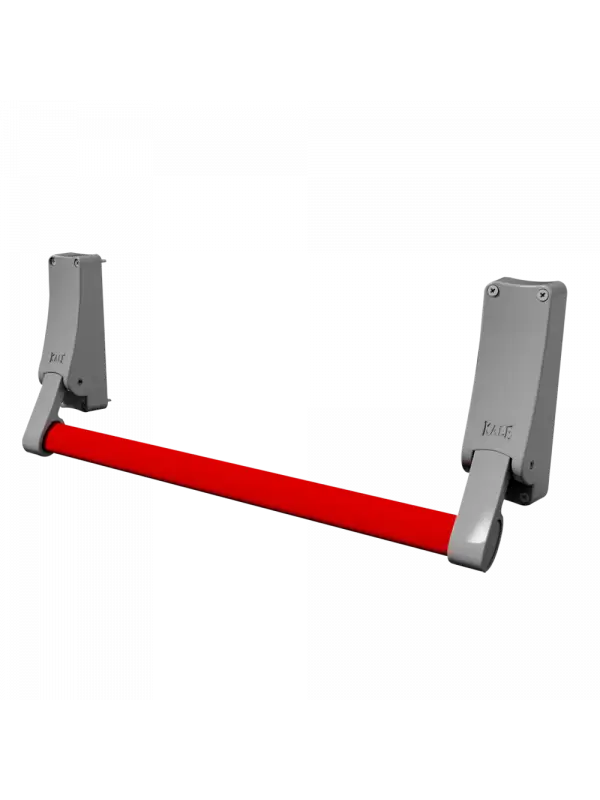 GÖMME KİLİTLİ PANİK BAR (BARELSİZ) (GRİ GÖVDE-KIRMIZI BAR)