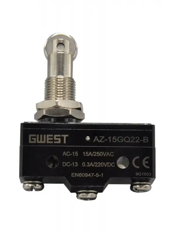 Gwest AZ - 15GQ22 - B -Dikey Metal Makaralı 15A Mikro Switch (20 Adet)